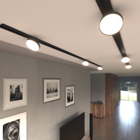 Трековый светодиодный светильник Elektrostandard Pila 85078/01 черный