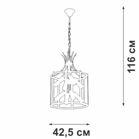 Подвесная люстра Vitaluce V3926-1/8