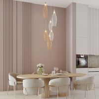 Каскадная люстра Eurosvet Ruche 90352/6 золото/хром a069061