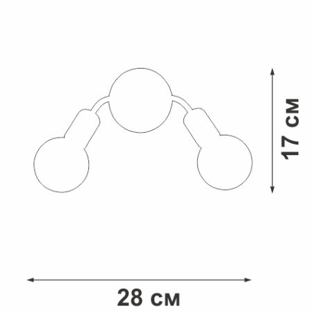 Бра Vitaluce V3927-0/2A