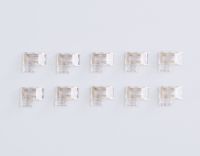 Соединитель угловой Ambrella Light Illumination COB RGB 12/24V для лент 10mm (4 конт.) (10шт. в комплекте) GS6891