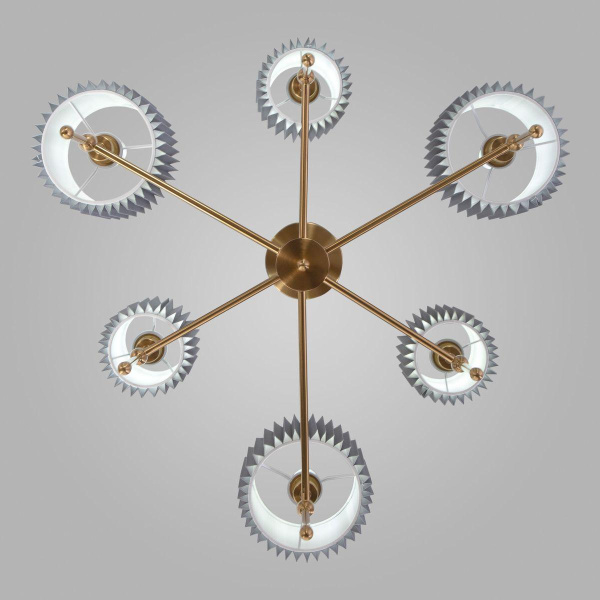 Подвесная люстра Eurosvet Notturno 60162/6 латунь Smart