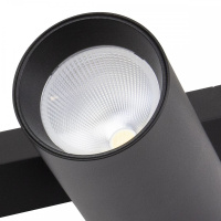 Трековый однофазный светильник AM Group Plain Opal AM588 10W 4000K BK