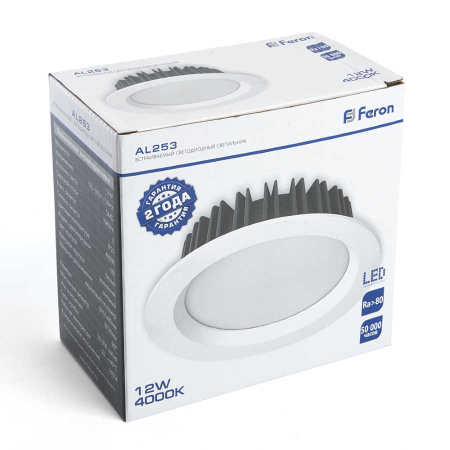 Встраиваемый светодиодный светильник Feron AL253 32625