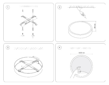 Настенно-потолочный светильник Ambrella Light Wall FW11134