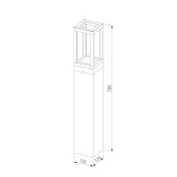 Ландшафтный светильник Elektrostandard Frame 1529 TECHNO LED черный 4690389219122 a072092