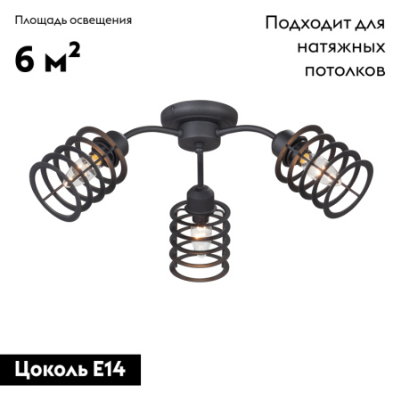 Потолочная люстра Vitaluce V4916-1/3PL