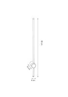 Настенный светильник Arte Lamp Atmos A5409AL-1BK