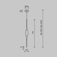 Подвесной светильник Modestyle MS.88921.1 CH
