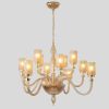 Подвесная люстра Crystal Lux SILVESTRO SP12 AMBER