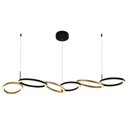 Подвесной светильник Indigo Anello 14034/C/6P Black