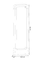Ландшафтный светильник Arte Lamp Trapezio A2060PA-1BK