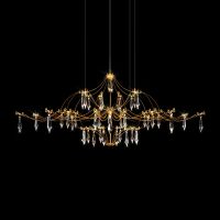 Подвесная люстра Loft IT Mira 10587/1000 Gold Asfour