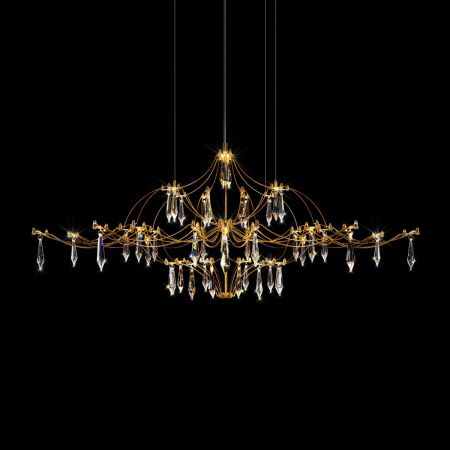 Подвесная люстра Loft IT Mira 10587/1000 Gold Asfour